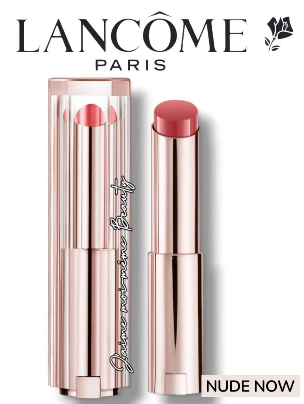 Lancome Nude Now Butterglow Plumping Tinted Lip Butter Balm - Cool Tone Pink - Picture 3 of 15